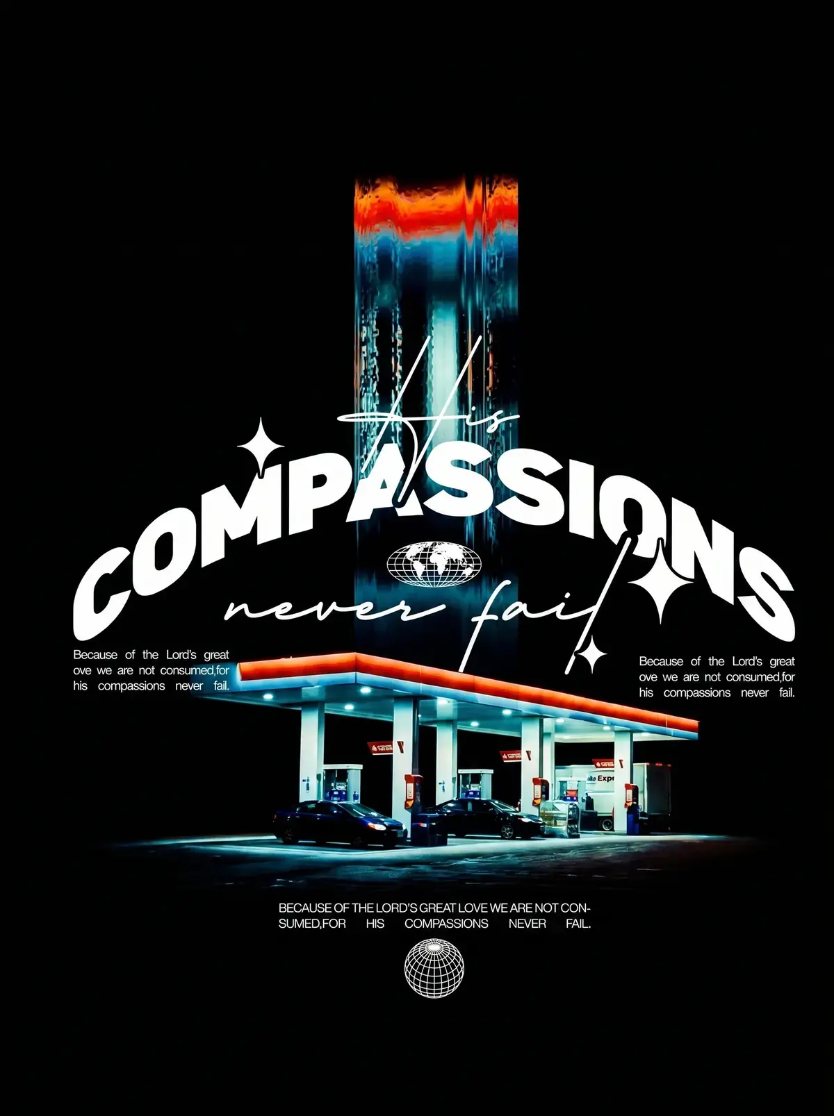 His Compassions — Diseño